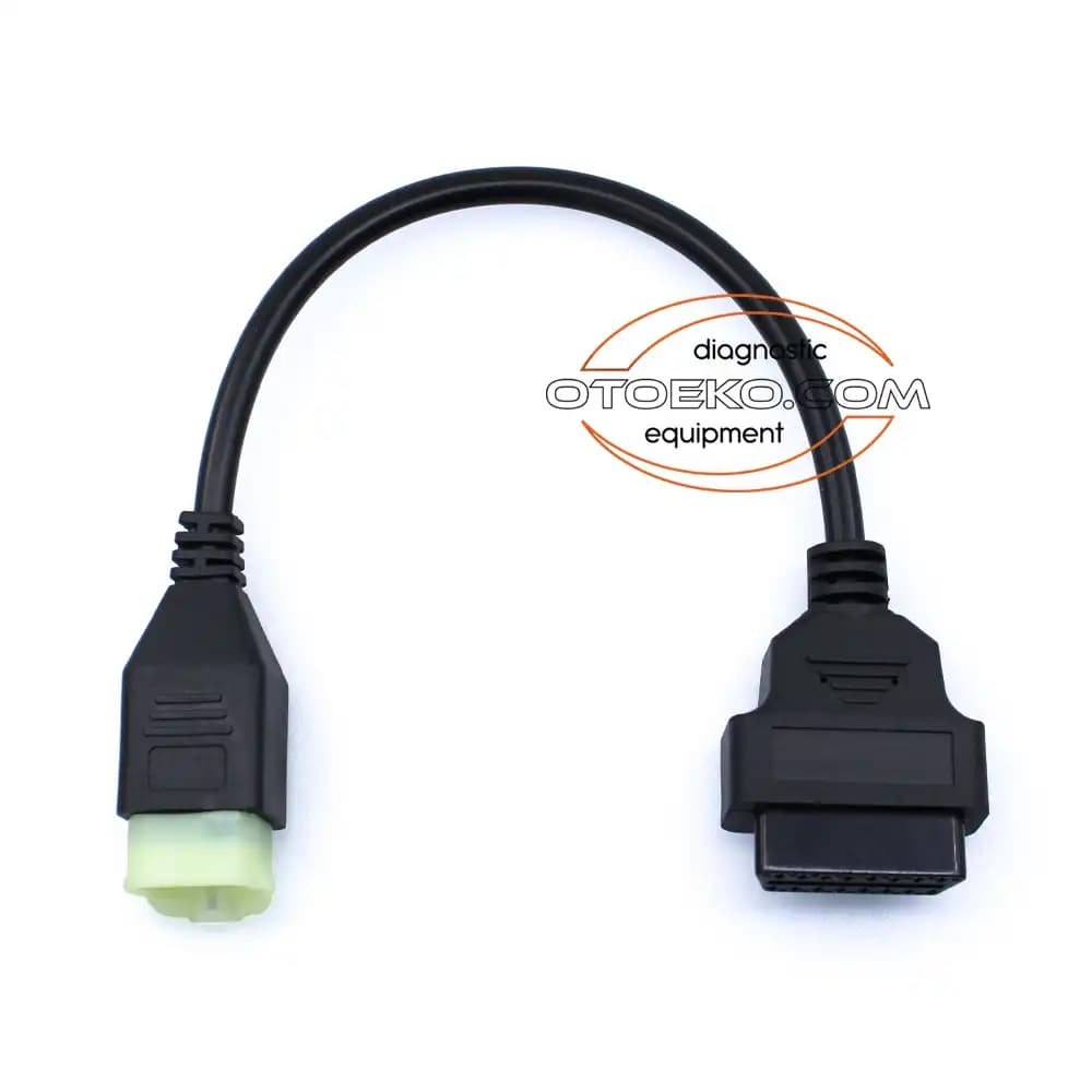 Bajaj 6 Pin - Obd2 Dönüştürücü Kablo Soketi