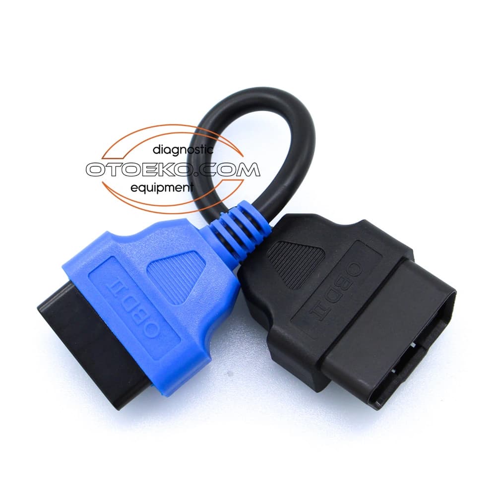Fiat, Alfa Romeo, Jeep ve Chrysler Multiecuscan & AlfaOBD A5 (Mavi) OBD2 Adaptör Kablosu (MS-CAN / Egea / 500X / Renegade) - 1