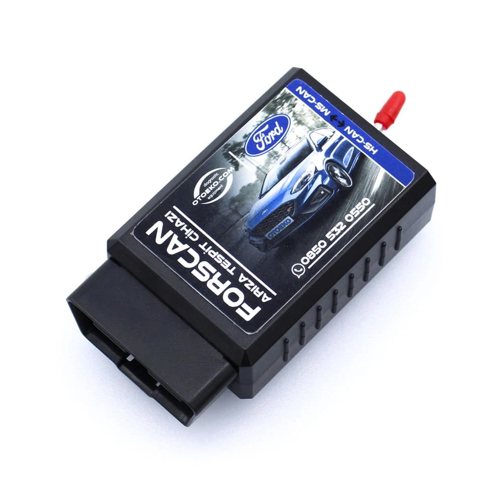 Ford FORScan Bluetooth Arıza Tespit ve Teşhis Cihazı (HS-CAN / MS-CAN Switchli PIC18F25K80) - 1