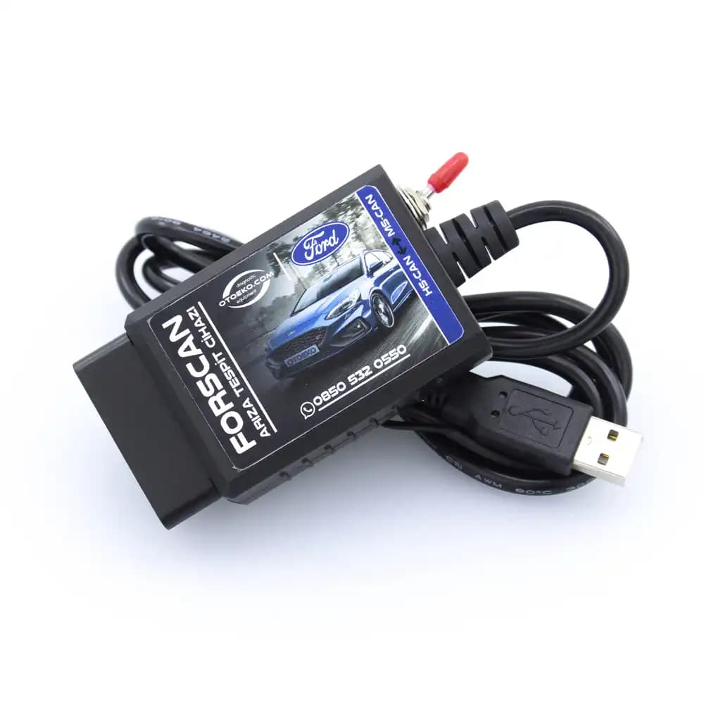 Ford FORScan USB Kablolu Gizli Özellik Açma ve Kodlama Cihazı (HS-CAN / MS-CAN Switchli PIC18F25K80) - 1