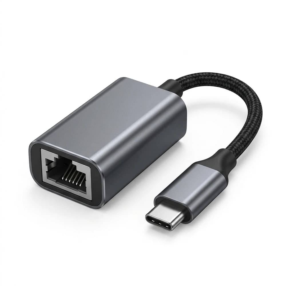 Ugreen USB Type-C 3.1 - RJ45 Gigabit Ethernet (1000 Mbps) DoIP ve ENET Bağlantı Dönüştürücü Adaptör - 1