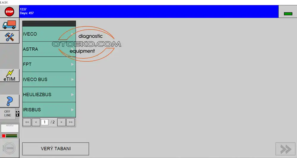 İveco Eltrac Easy v16.1 Profesyonel Tanılama Sistemi İveco Eltrac Easy v16.1 Arıza Tespit Yazılımı