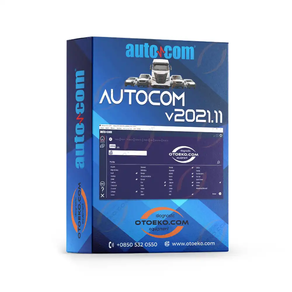 Autocom 2021.11 güncel yazılım paketi.