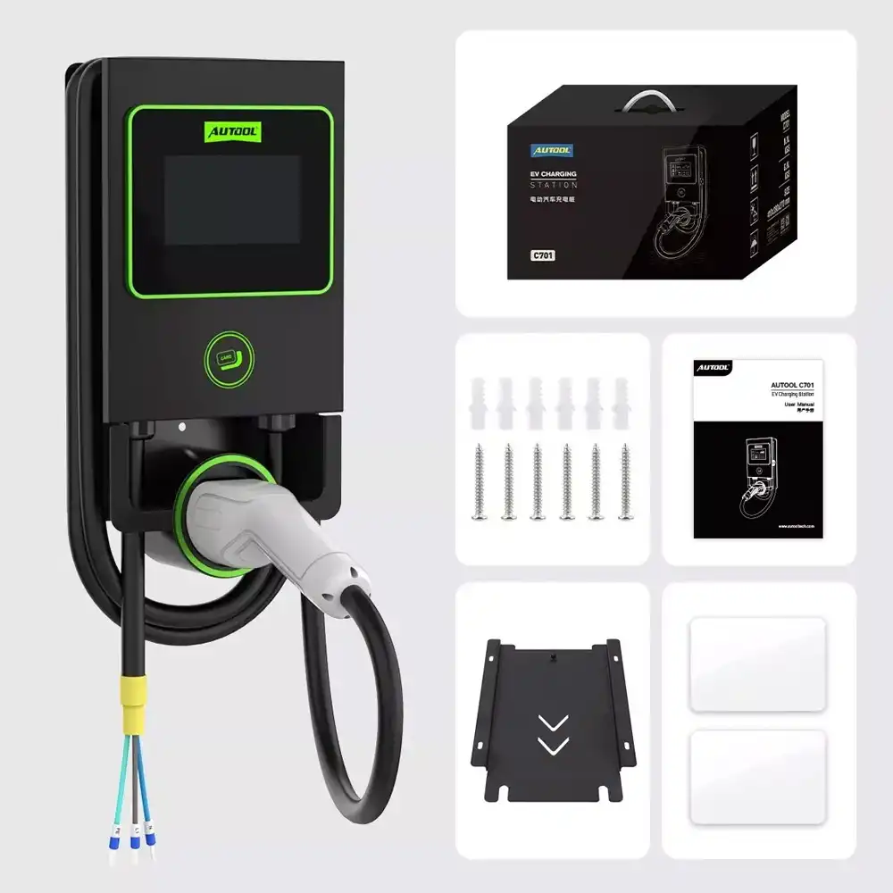 AUTOOL C701 Elektrikli Araç Şarj İstasyonu - Görünüm 6