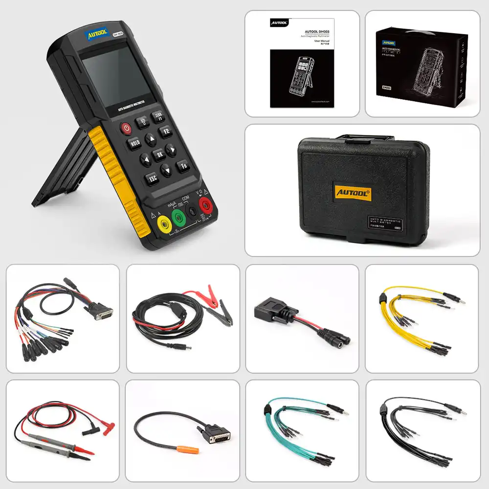 AUTOOL DM303 Multimetre Ölçüm Cihazı 9