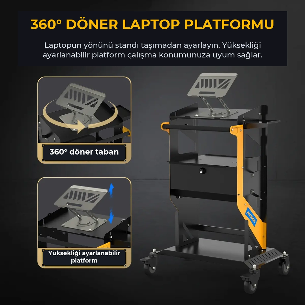 AUTOOL MMT553 Pro model: doner laptop platformu