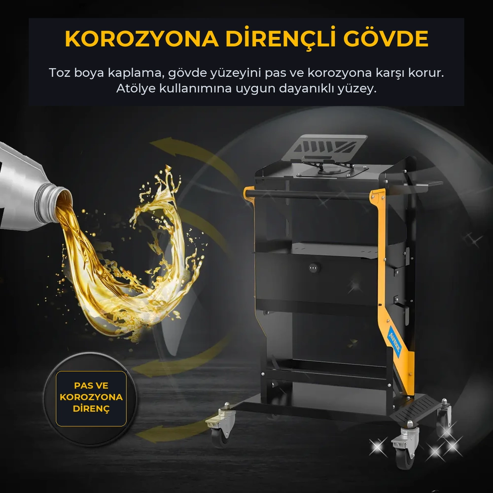 AUTOOL MMT553 Pro model: korozyon direncli kaplama