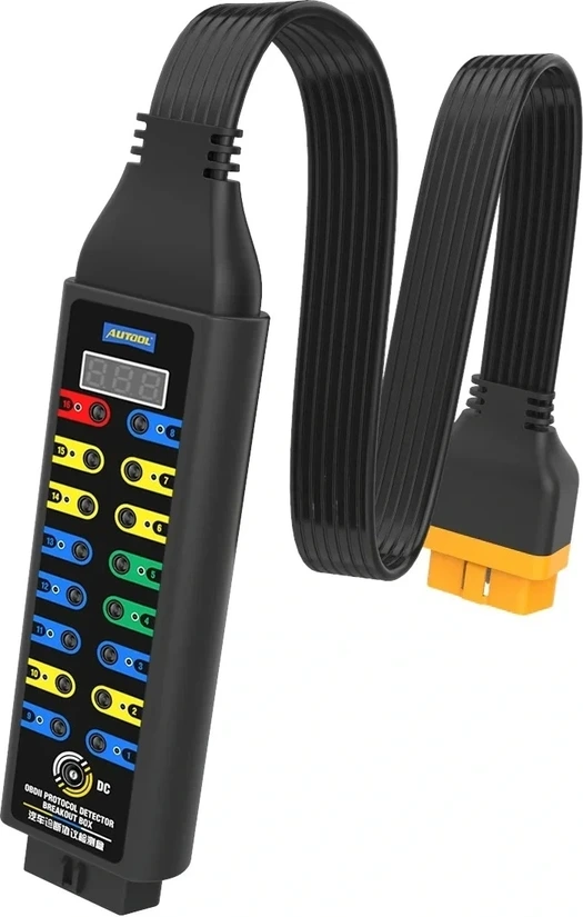 AUTOOL OBD2 Breakout Box pin voltaj ölçüm test uçları
