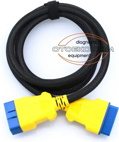 AUTOOL OBD2 Uzatma Kablo 150 CM — 16 pin erkek-dişi her iki ucu