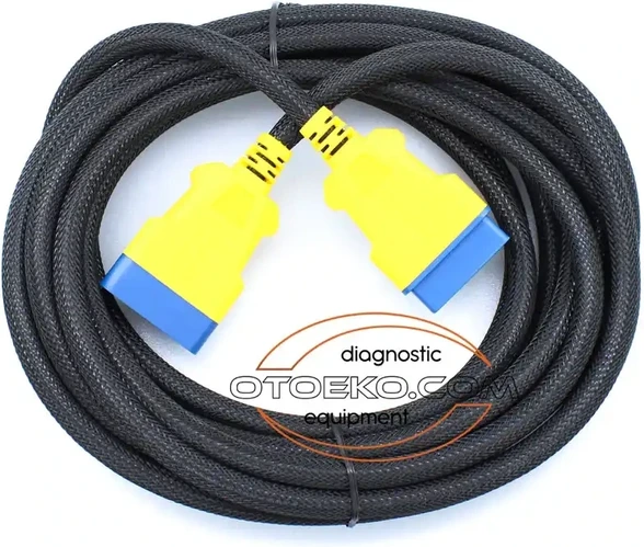 AUTOOL OBD2 Uzatma Kablo 5 Metre — 16 pin erkek-dişi her iki ucu