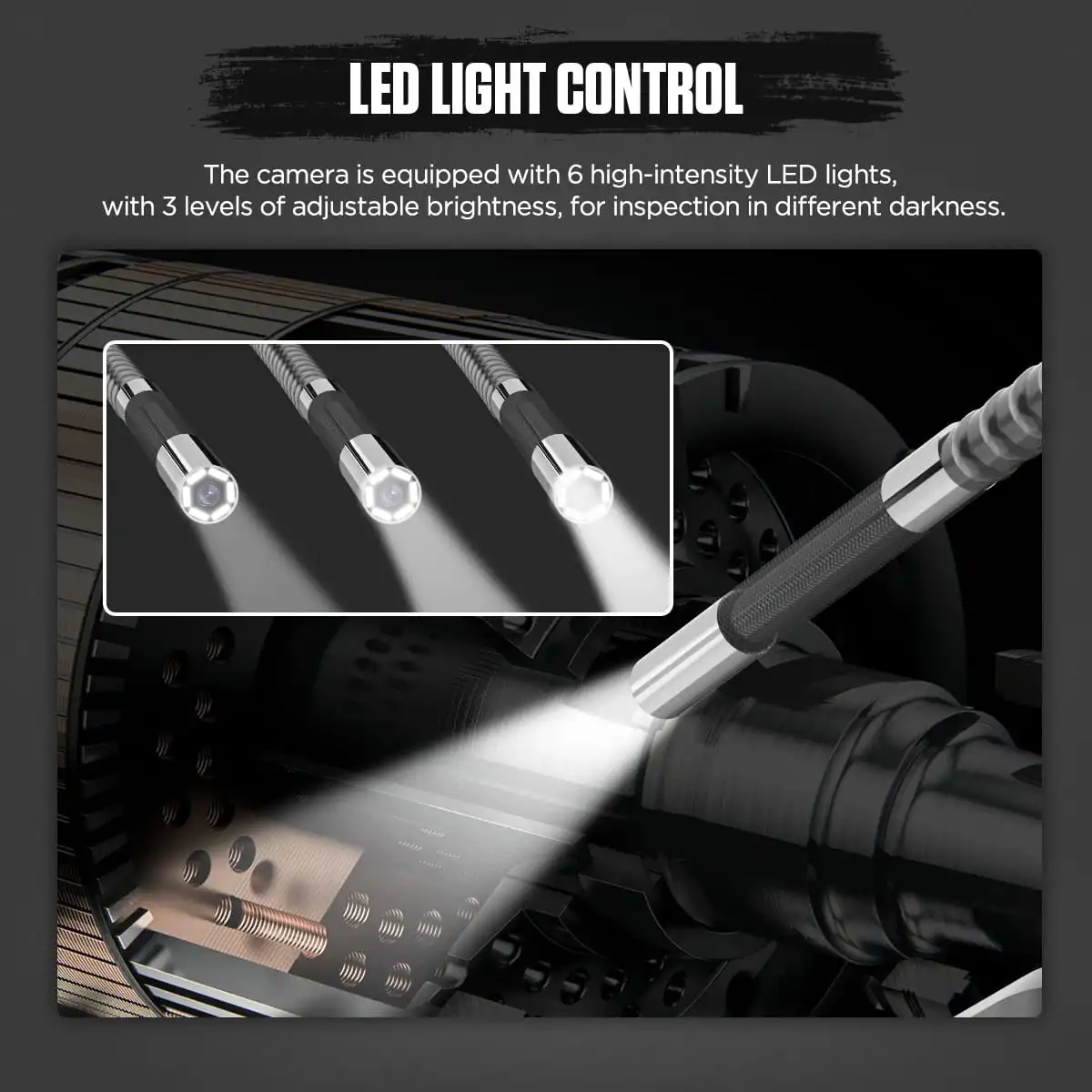 AUTOOL SVB305 LED Işık Kontrolü