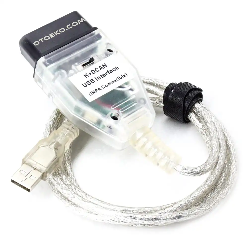 BMW E-Series Hidden Feature Coding & Diagnostic Cable (INPA K+DCAN with Switch & FTDI FT232RL — E46 E60 E90)