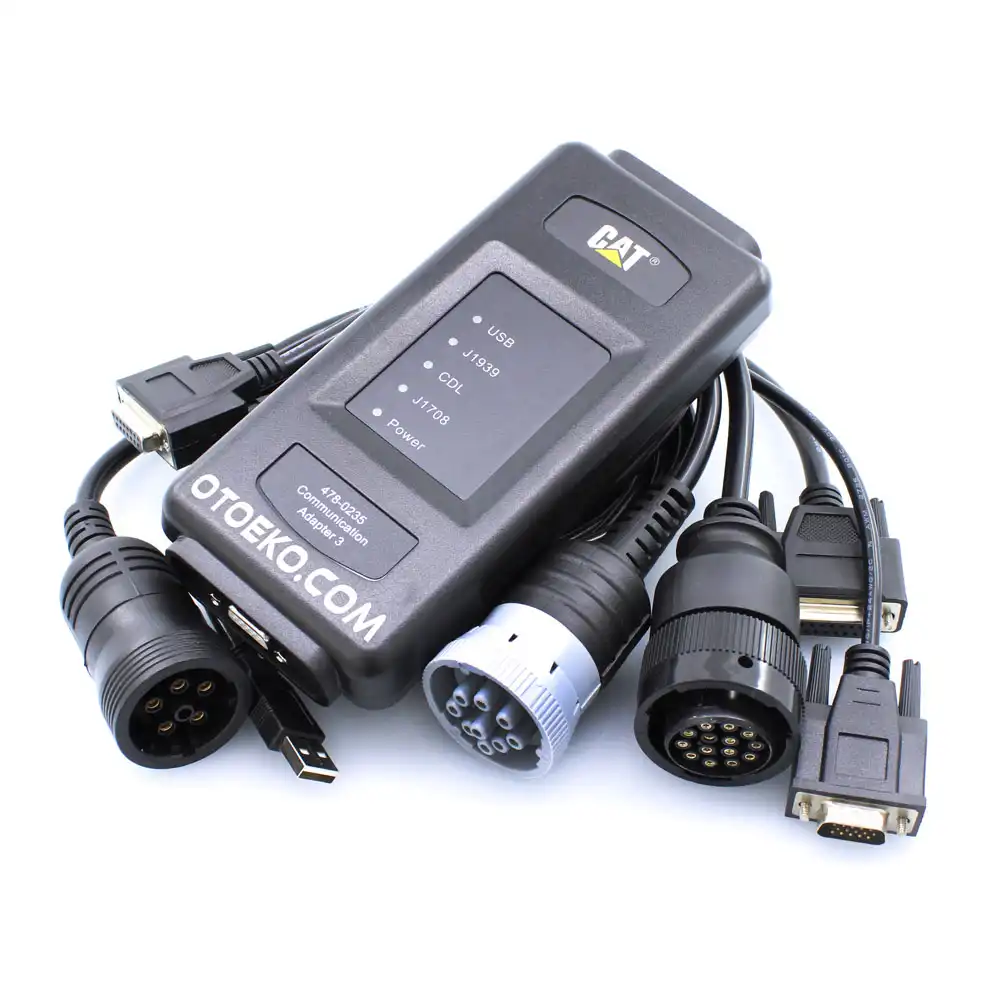 Caterpillar CAT ET 4 (Comm Adapter 4 · P/N 478-0235) İş Makinesi, Jeneratör ve Deniz Motoru Arıza Tespit ve ECM Kalibrasyon Cihazı - 9