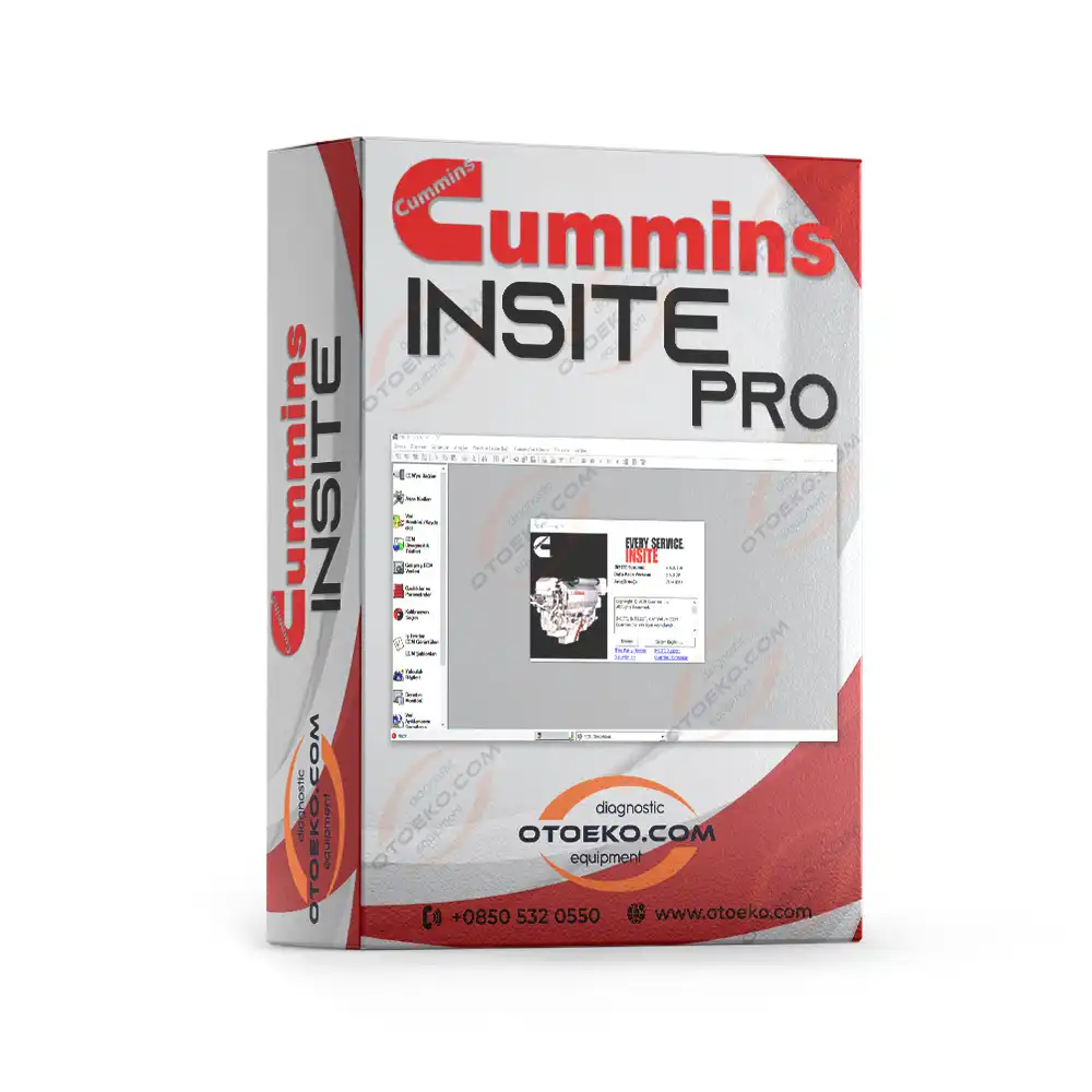 طقم جهاز تشخيص محركات كمنز Cummins INLINE 6 مع لابتوب مبرمج جاهز للعمل - 9