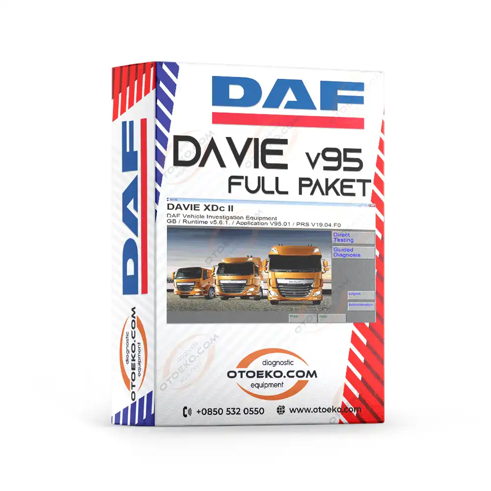 DAF Davie v95 Diagnostic Software / (Turkish Interface)