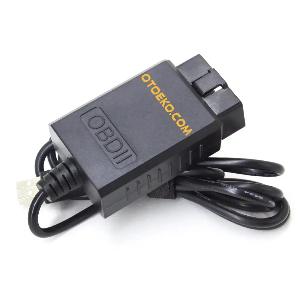 ELM327 v1.5 USB Wired OBD2 Diagnostic & Coding Interface (Original Microchip PIC18F25K80 for Windows PC) - 2