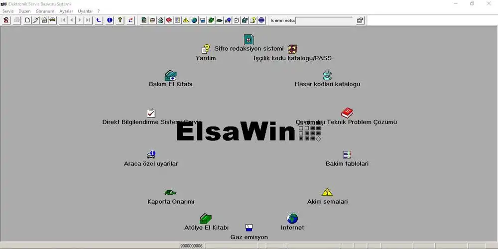 ELSA Win Tamir Katalog Yazılımı