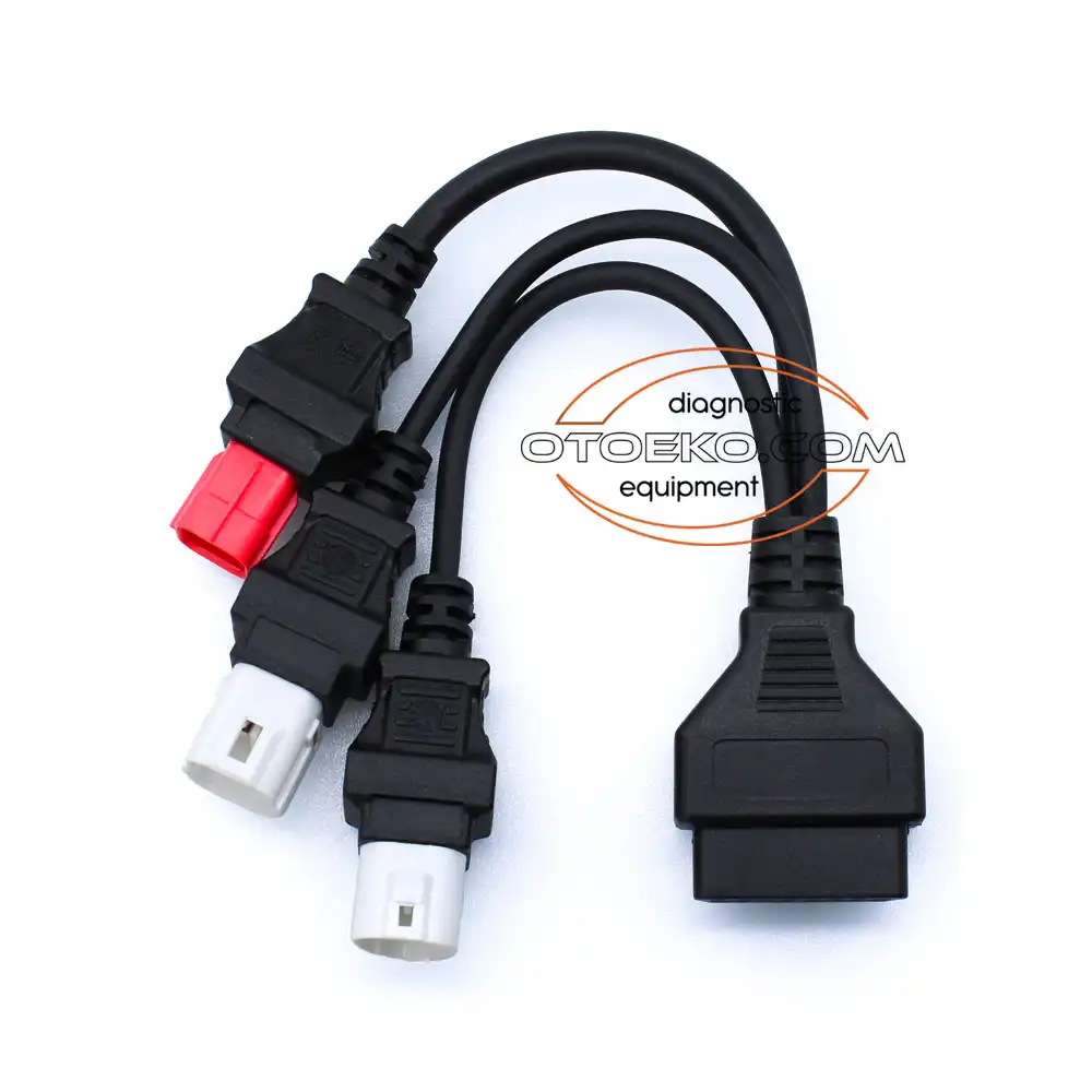 كابل ووصلة الفحص والتشخيص الصناعية Euro5 6 Pin + Yamaha 3 ve 4 Pin - Obd2 (Yamaha) عالية الاعتمادية