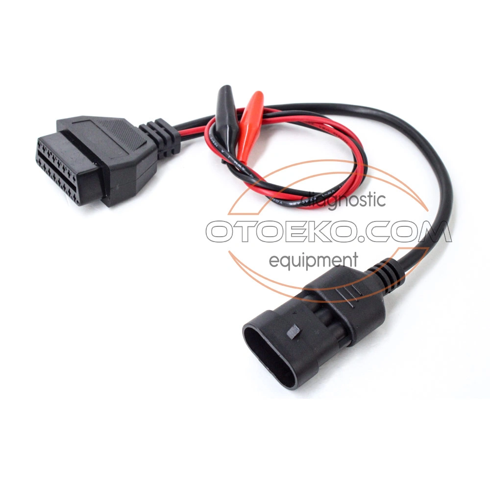 Fiat 3 Pin – Obd2 OBD2 Diagnostic Adapter Cable - 2