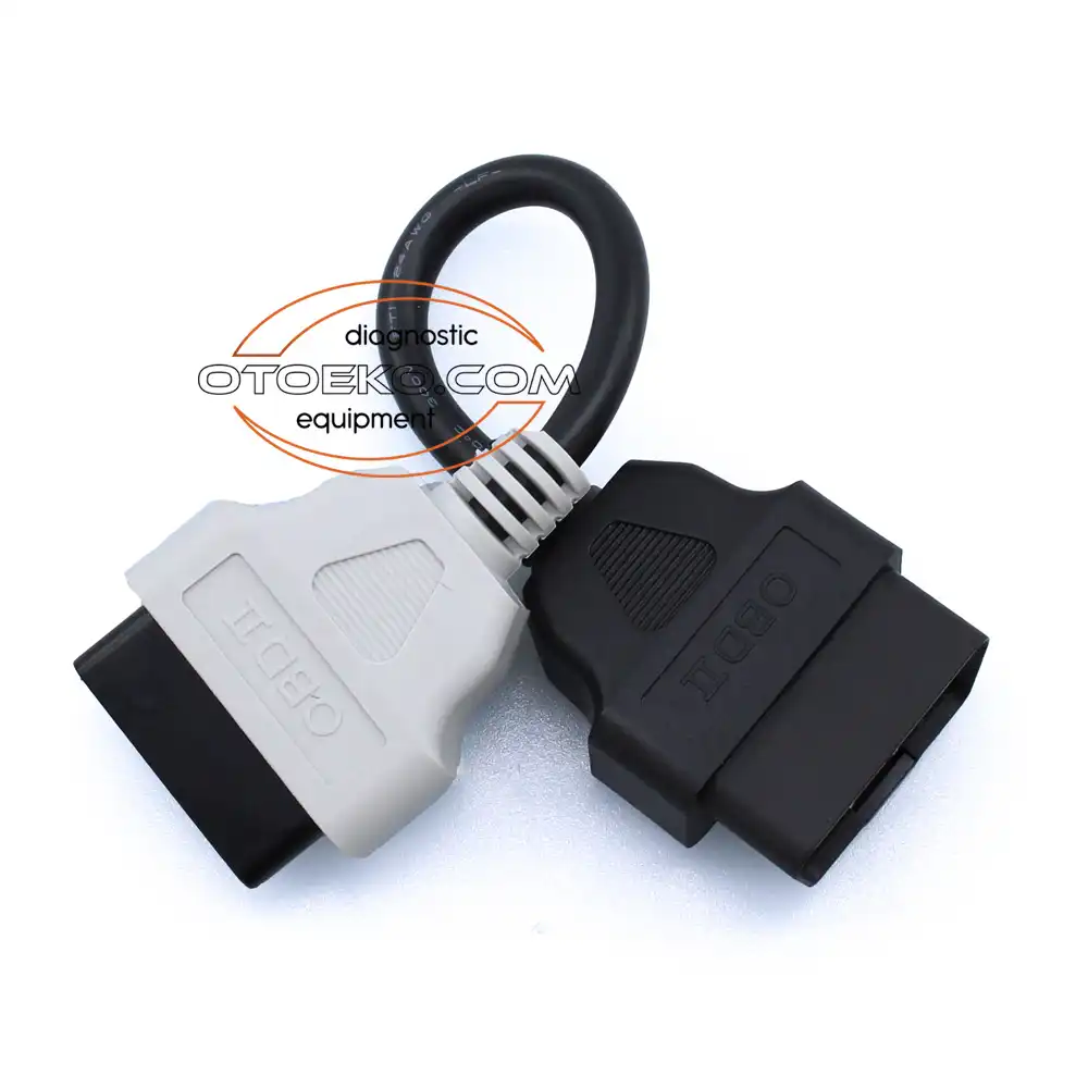 كابل ووصلة الفحص والتشخيص الصناعية Fiat Multiecuscan OBD2 A6 Adaptörü - Gri Kablo (MultiEcuScan) عالية الاعتمادية