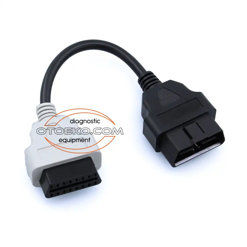 كابل ووصلة الفحص والتشخيص الصناعية Fiat Multiecuscan OBD2 A6 Adaptörü - Gri Kablo (MultiEcuScan) عالية الاعتمادية - 1