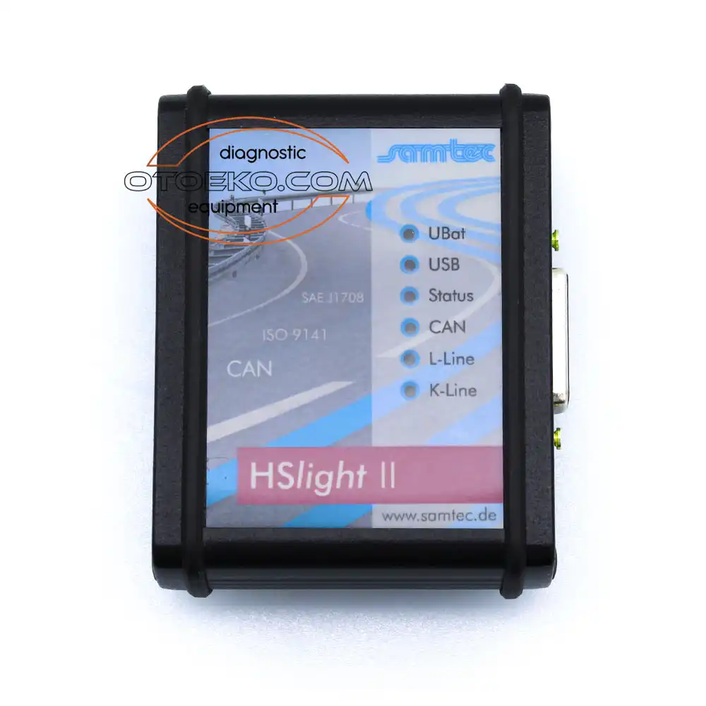 طقم جهاز تشخيص شاحنات فورد الأصلي Ford Samtec HS Light II مع لابتوب مبرمج جاهز للعمل - 12