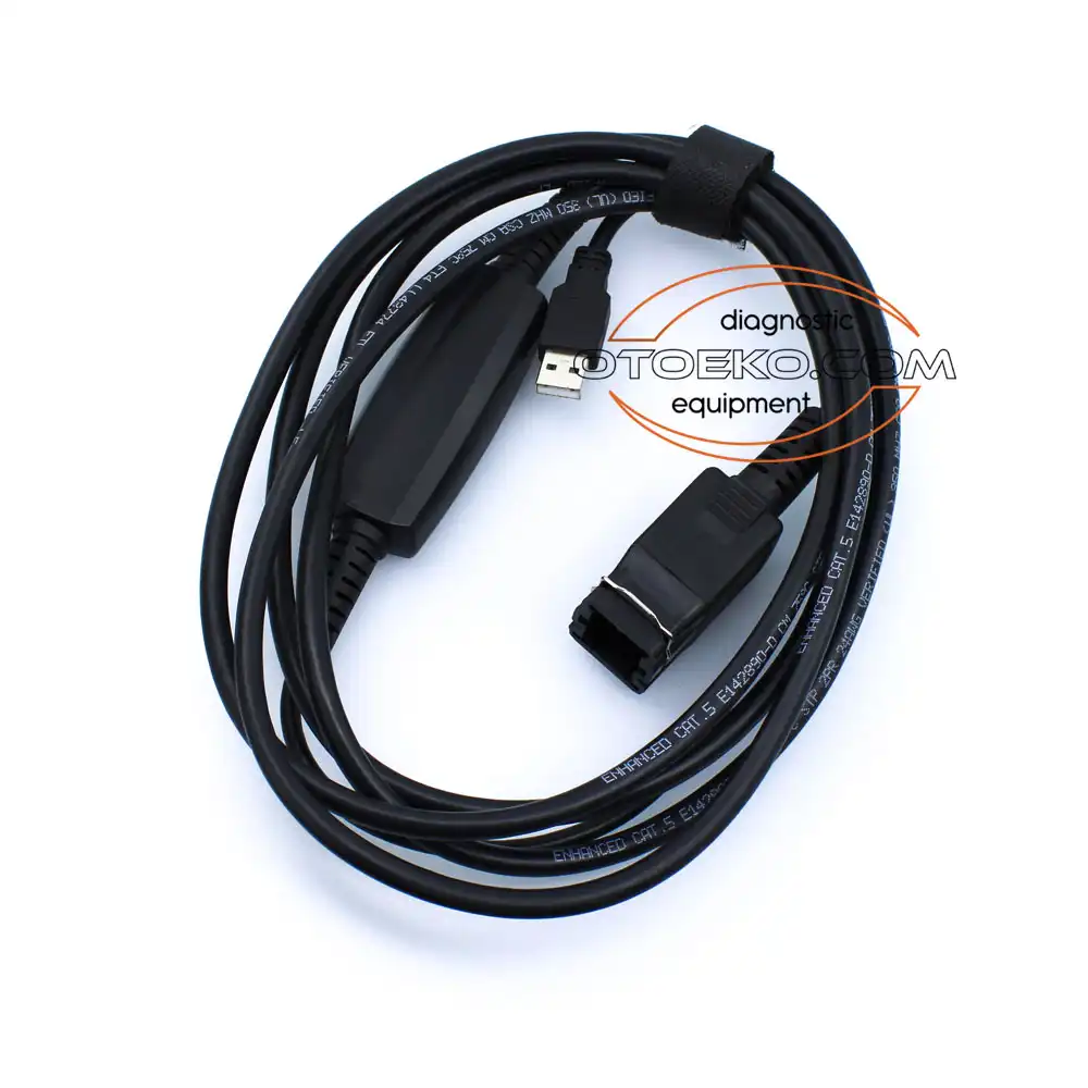 Ford Rotunda VCM I (VCM 1) Diagnostic Interface Metal Threaded Locking USB PC Data Cable - 5