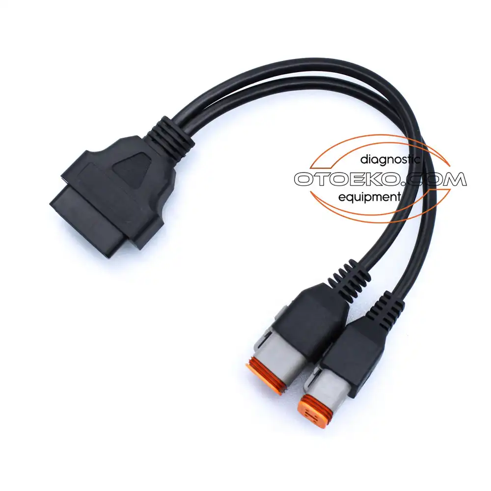 Harley Davidson 4 + 6 Pin - Obd2 OBD2 Diagnostic Adapter Cable - 1