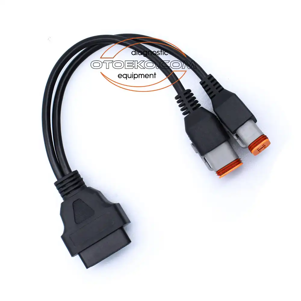 Harley Davidson 4 + 6 Pin - Obd2 OBD2 Diagnostic Adapter Cable - 2