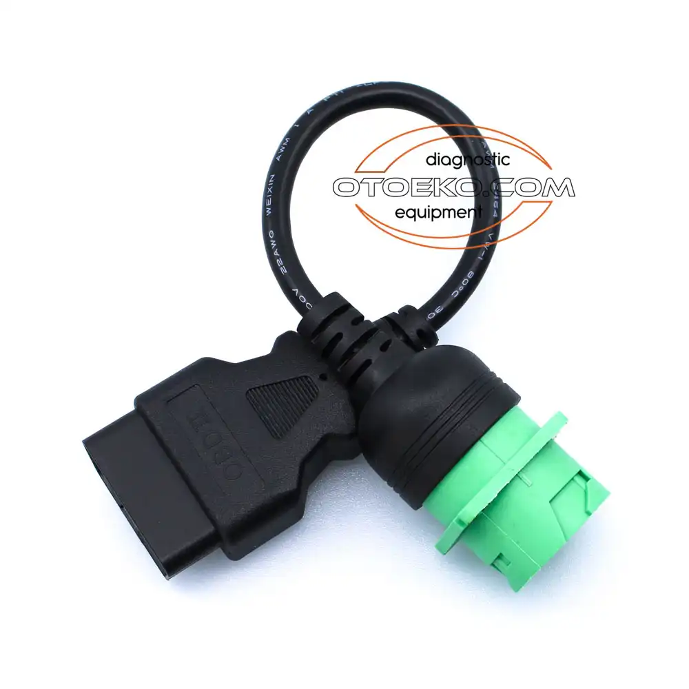 كابل ووصلة الفحص والتشخيص الصناعية J1939 9 Pin - Obd2 (Otoeko) عالية الاعتمادية