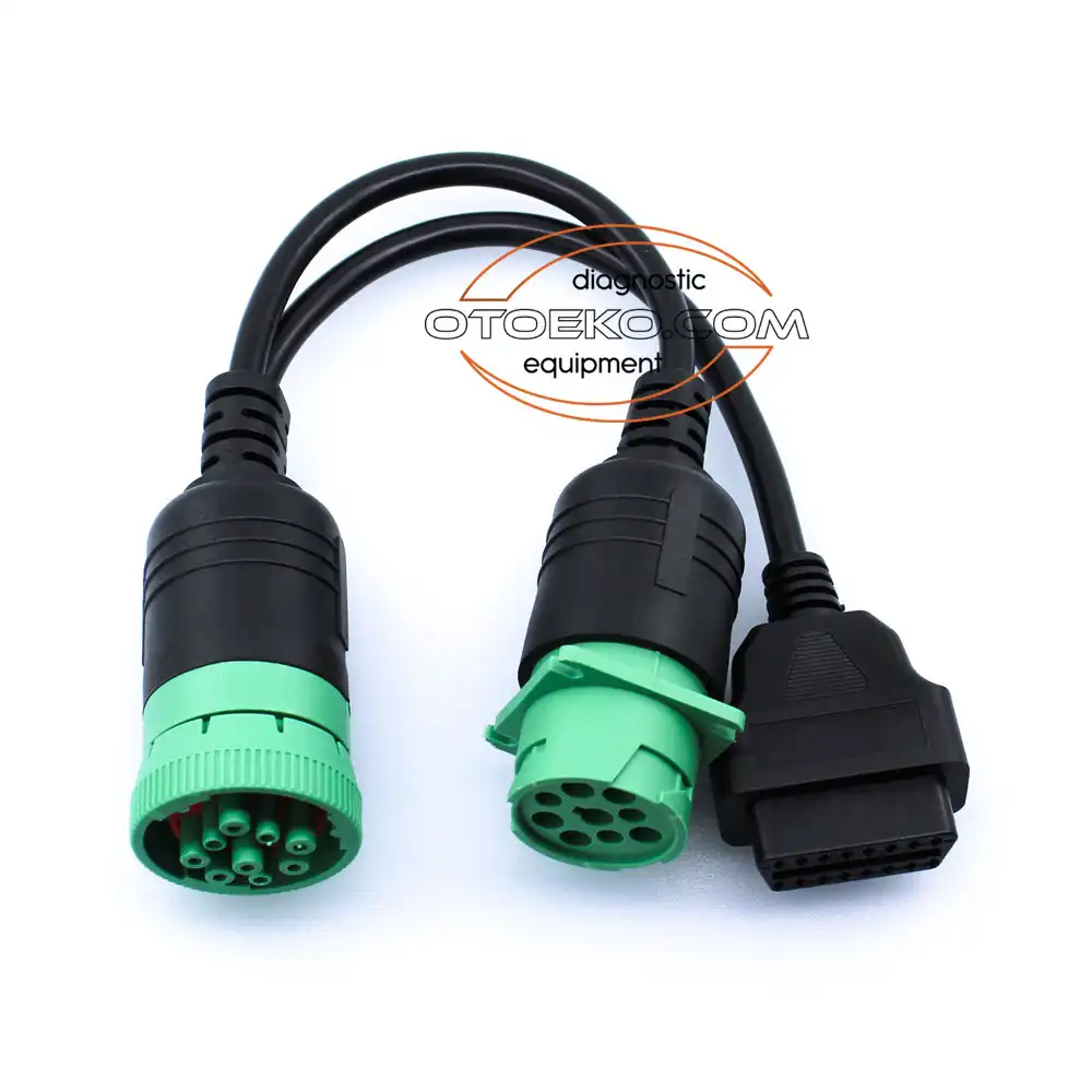 J1939 9 Pin Dişi/Erkek - OBD2 OBD2 Adapter Cable