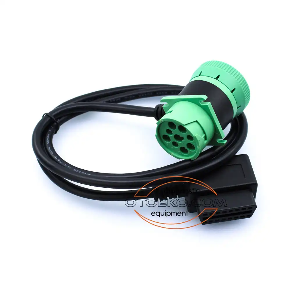 كابل ووصلة الفحص والتشخيص الصناعية J1939 9 Pin Dişi/Erkek - OBD2 (Otoeko) عالية الاعتمادية - 1