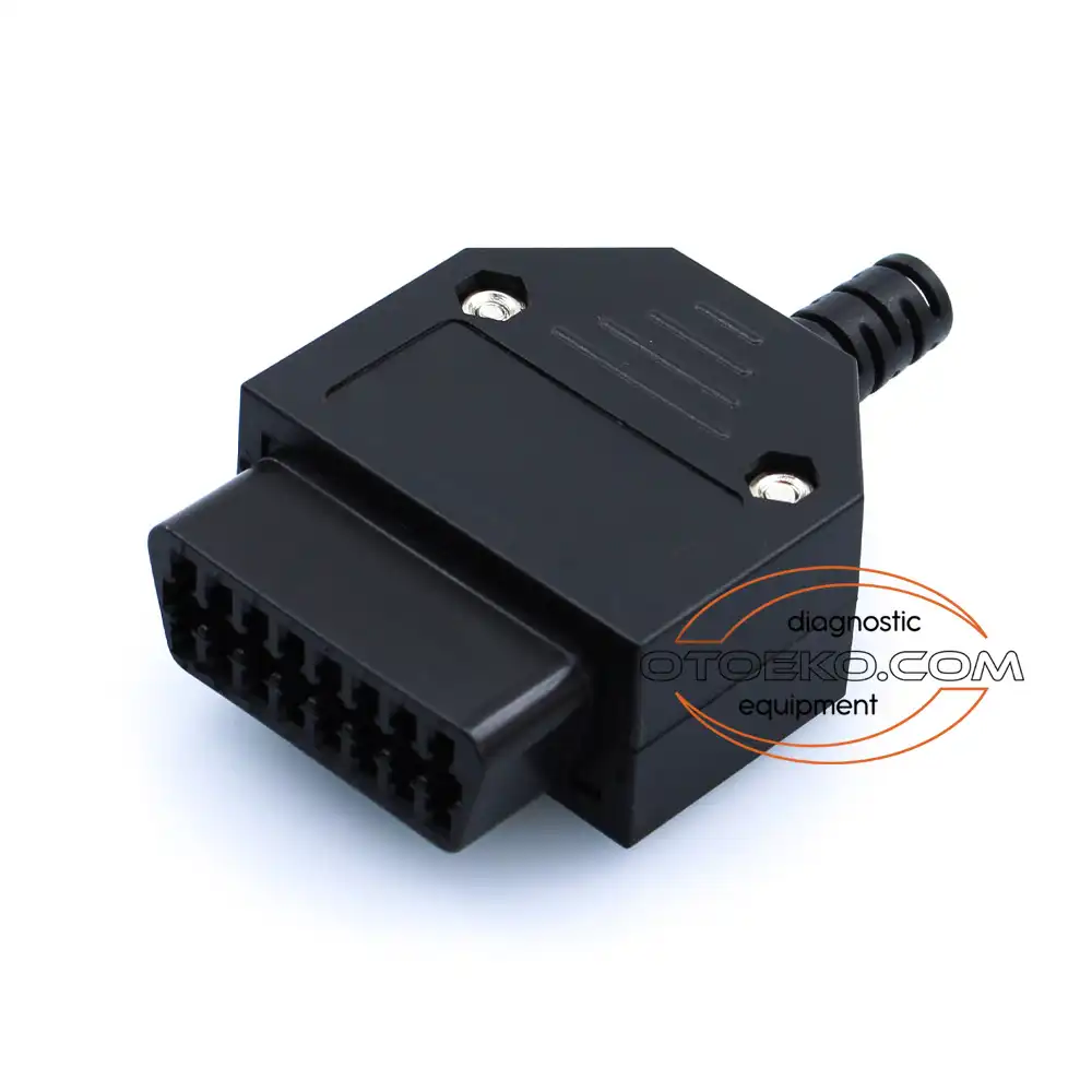 كابل ووصلة الفحص والتشخيص الصناعية J1962F Obd2 16 Pinli Konnektör / İçi Boş (Otoeko) عالية الاعتمادية