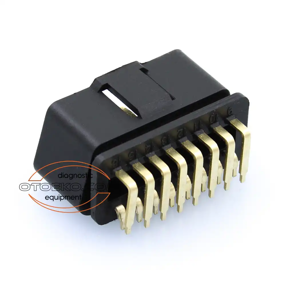 J1962M Obd2 Erkek 16 Pinli Konnektör / 90° — Industrial OBD2 Diagnostic Adapter Cable
