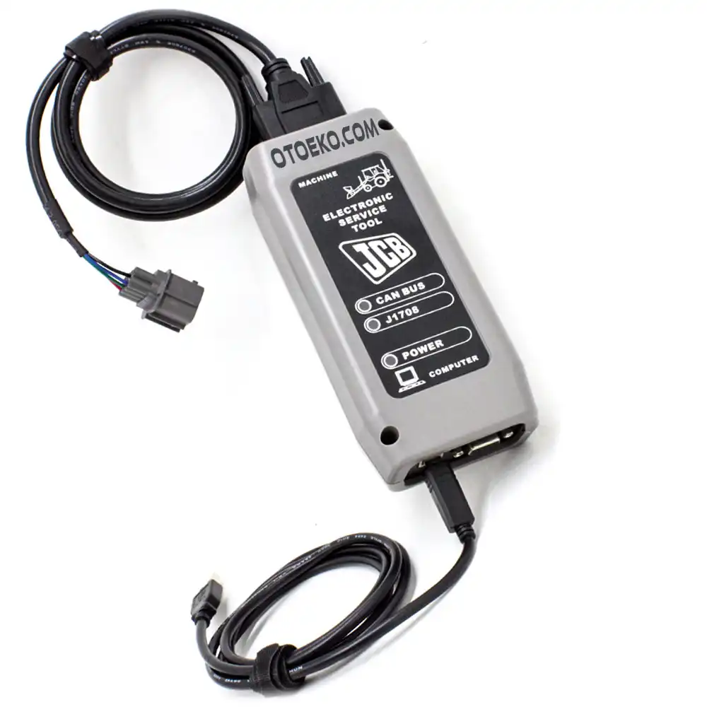 جهاز تشخيص وبرمجة معدات جي سي بي الأصلي JCB DLA (Data Link Adapter · 728/26500) المتوافق مع ServiceMaster 4 - 2
