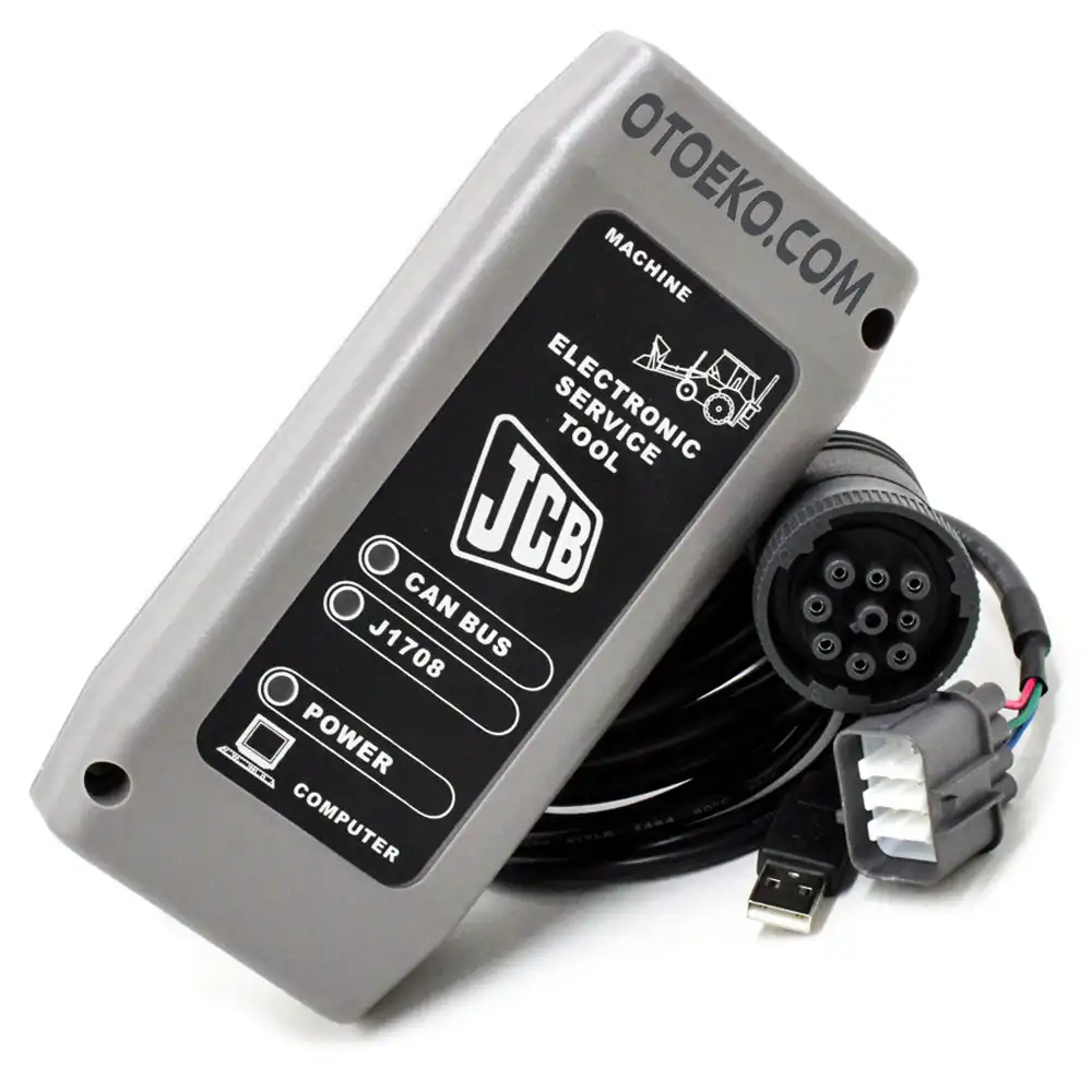 جهاز تشخيص وبرمجة معدات جي سي بي الأصلي JCB DLA (Data Link Adapter · 728/26500) المتوافق مع ServiceMaster 4 - 3