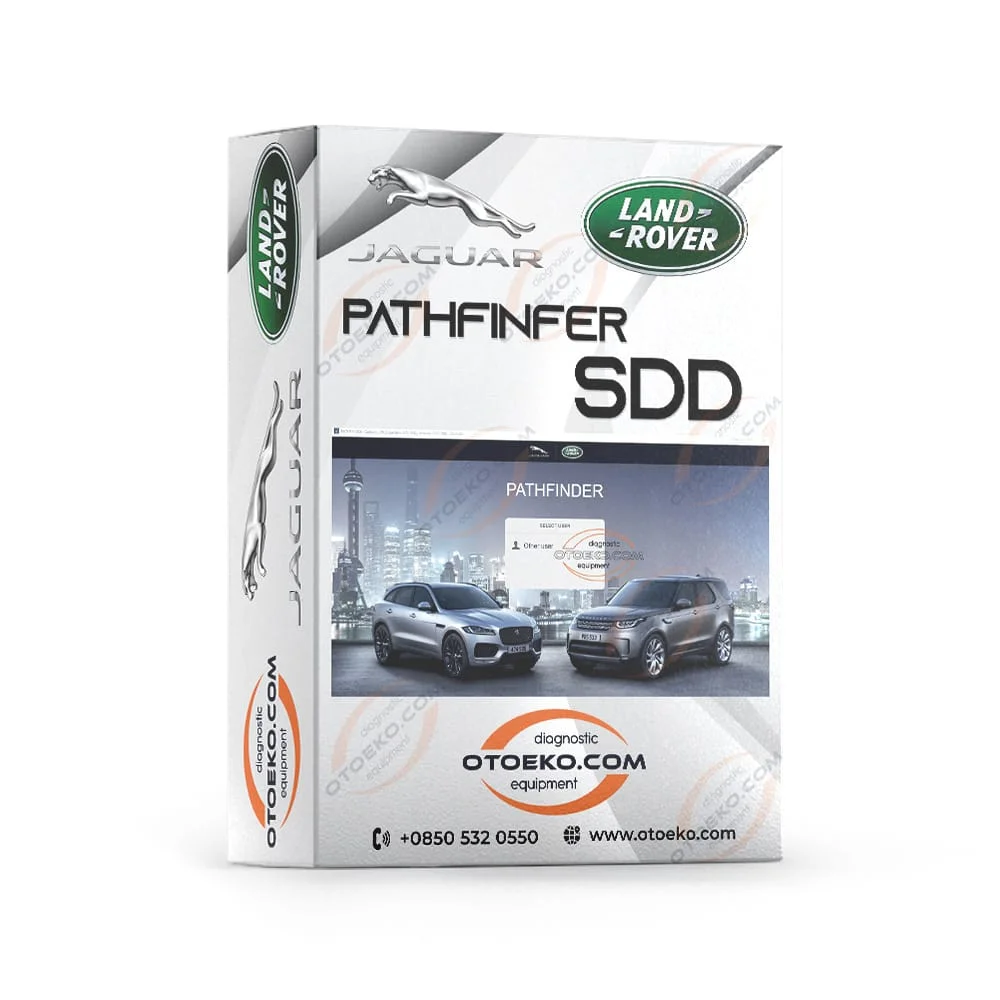 برنامج التشخيص والصيانة الاحترافي JLR Pathfinder + SDD (Otoeko) — تثبيت عن بعد عبر TeamViewer