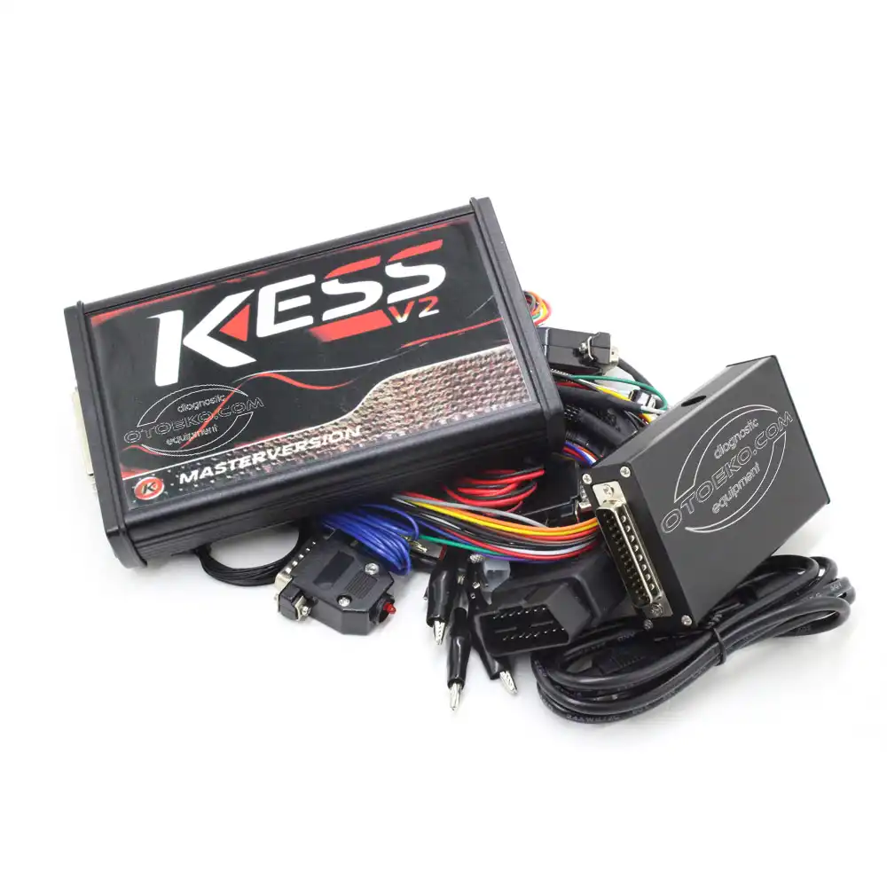 جهاز برمجة العقول وتعديل الأداء KESS V2 V5.017 Master عبر OBD2 (لوحة حمراء ورموز غير محدودة) - 2