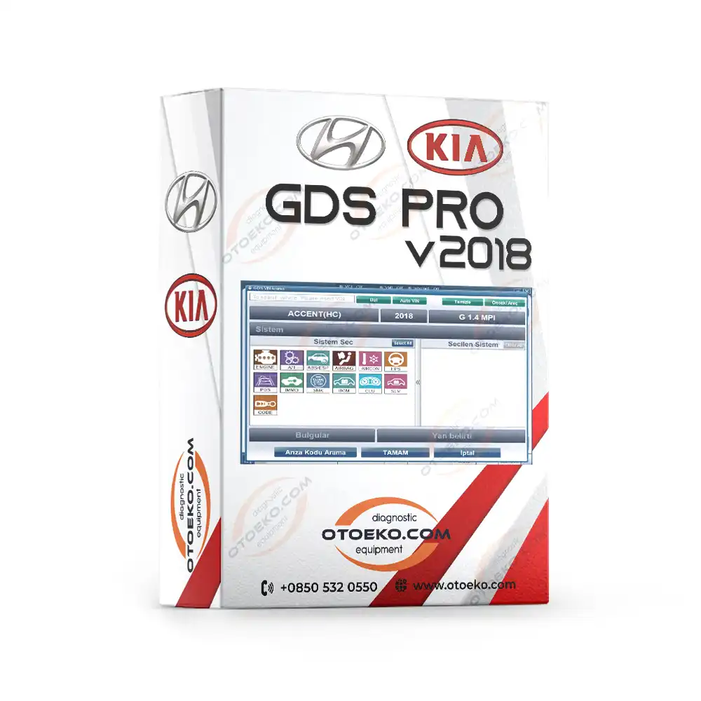برنامج التشخيص والصيانة الاحترافي Kia Hyundai GDS (Hyundai) — تثبيت عن بعد عبر TeamViewer