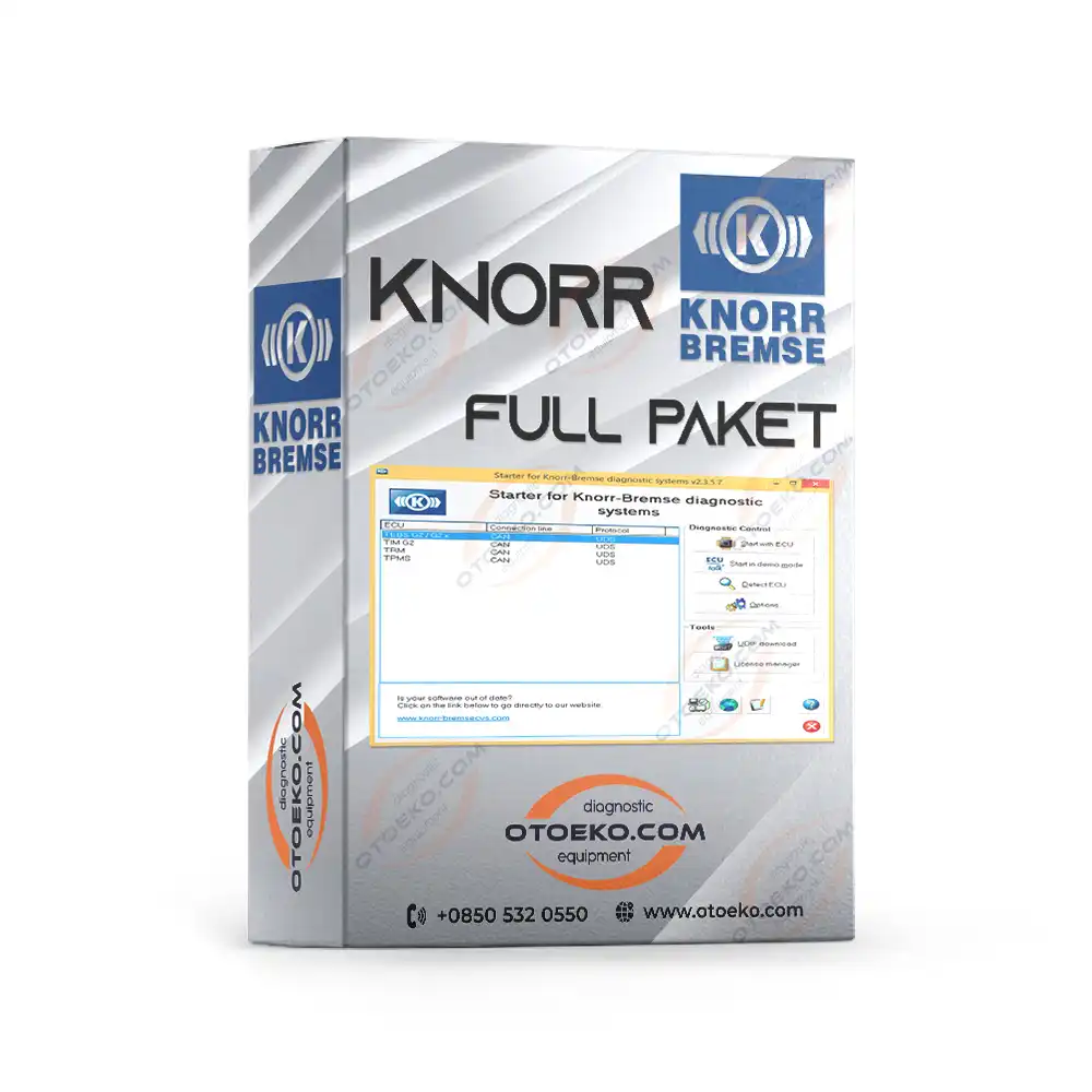 برنامج التشخيص والصيانة الاحترافي Knorr-Bremse Fren (Knorr) — تثبيت عن بعد عبر TeamViewer