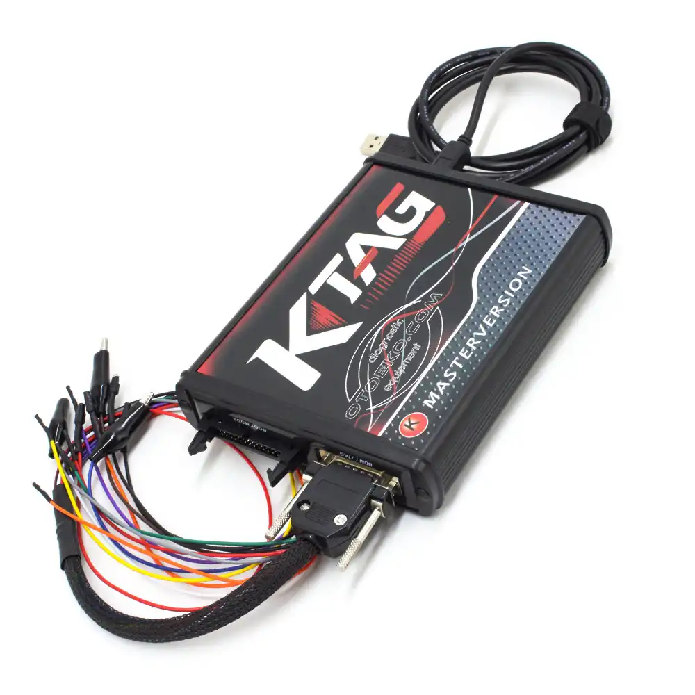 جهاز برمجة ونسخ العقول على الطاولة KTAG V7.020 Master (لوحة حمراء ورموز غير محدودة) - 4