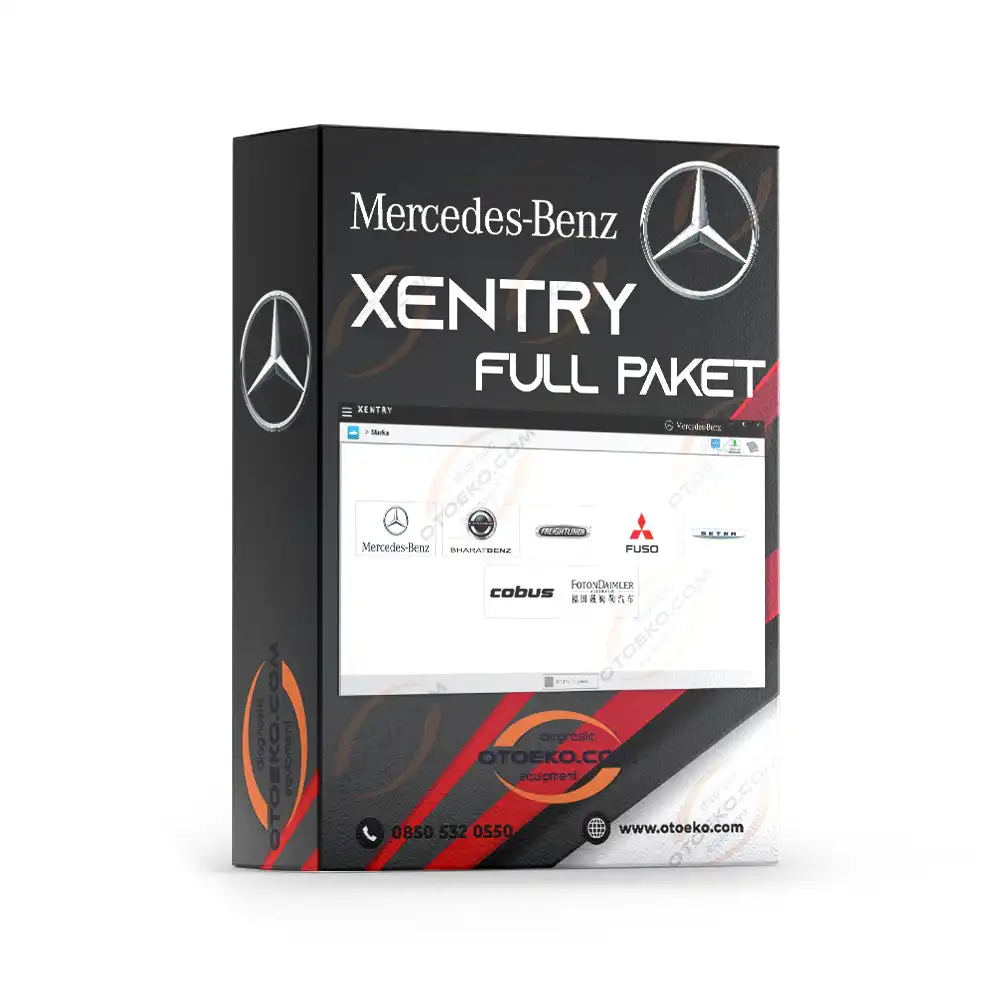 برنامج التشخيص والصيانة الاحترافي Mercedes Grubu Komple Full Set Yazılım (Mercedes) — تثبيت عن بعد عبر TeamViewer