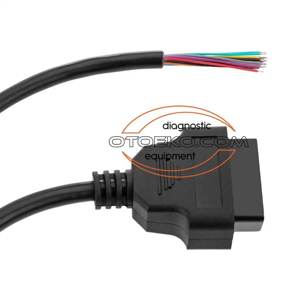 Obd2 16 Pin Ucu Açık Dişi OBD2 Extension Cable / 30 CM - 2