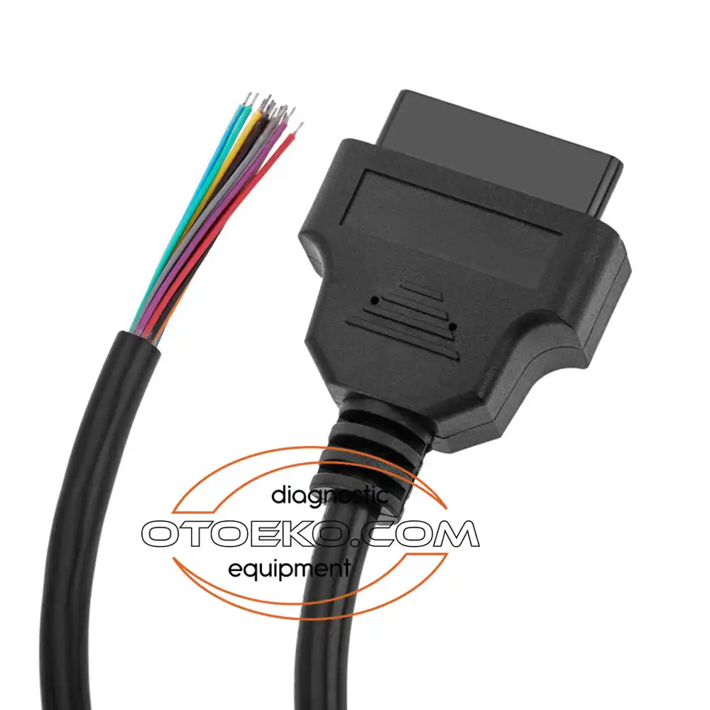Obd2 16 Pin Ucu Açık Dişi OBD2 Extension Cable / 30 CM - 4