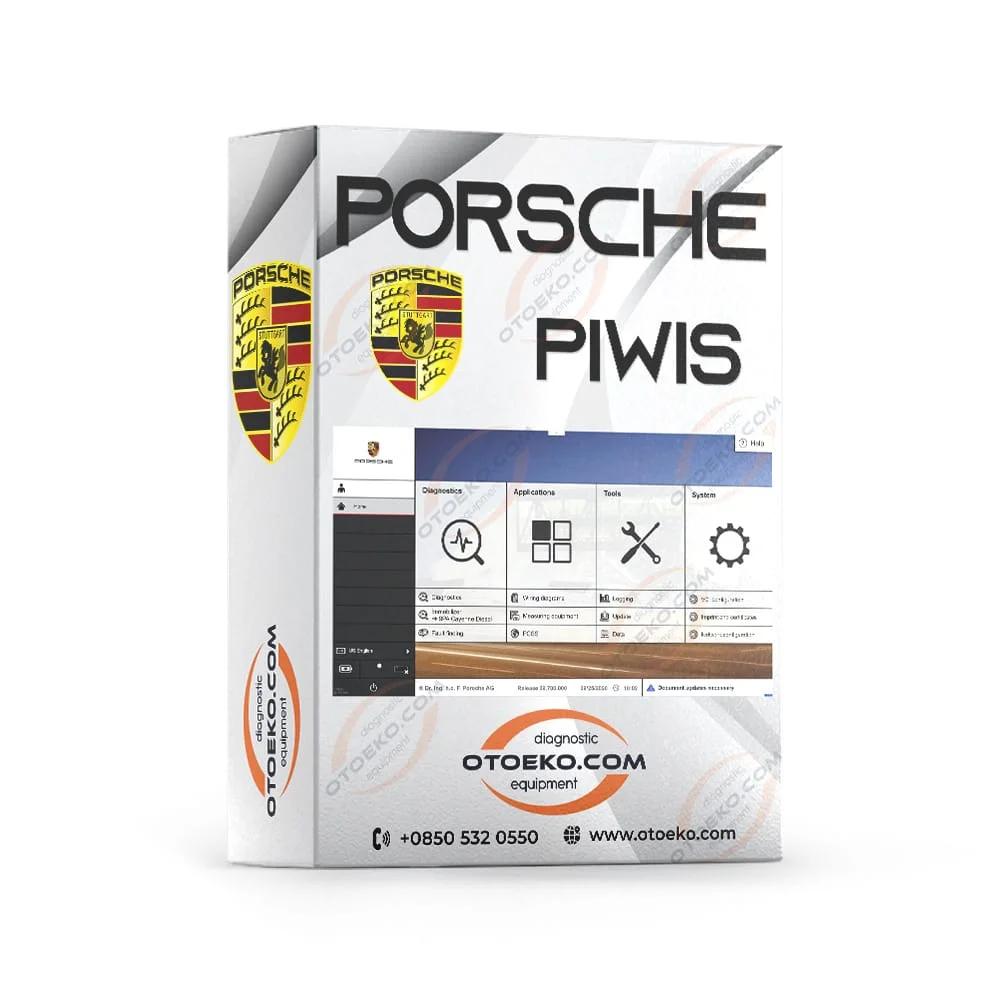 برنامج تشخيص وهندسة بورش Porsche PIWIS 3 v43.300.22 + v38.250 المزدوج