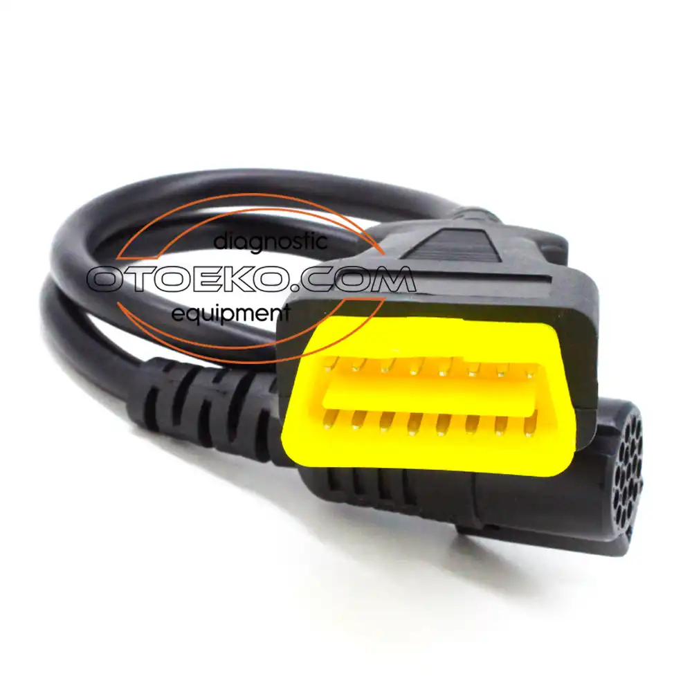كابل التشخيص الرئيسي 16 بن OBD-II لجهاز رينو وداسيا Renault CAN Clip (المقبس الأصفر) - 1