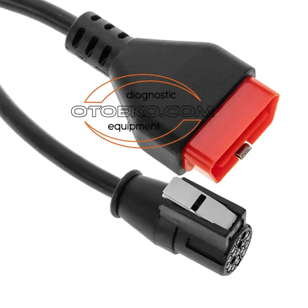 Renault & Dacia CAN Clip VCI 16-Pin OBD-II Main Diagnostic Cable (Red Connector) - 2