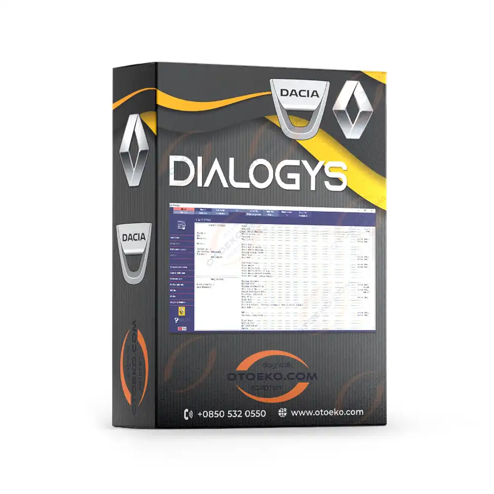 برنامج التشخيص والصيانة الاحترافي Renault Dialogys v4.90 Tamir Katalog Yazılımı (Renault) — تثبيت عن بعد عبر TeamViewer