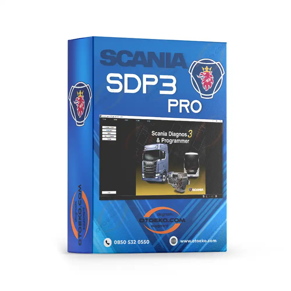 برنامج التشخيص والصيانة الاحترافي Scania SDP3 v2.69.1 (Scania) — تثبيت عن بعد عبر TeamViewer