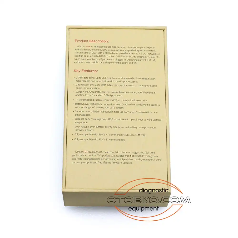 جهاز فحص وبرمجة الأنظمة الإلكترونية للسيارات Vgate vLinker FD+ Forscan (Vgate) الاحترافي - 6
